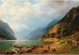 D-6669 Johann Joseph Jansen - Bouře přicházející u jezera Brienz