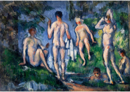 D-7527 Paul Cézanne - Skupina koupajících se