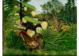 D-8162 Henri Rousseau - Boj mezi tygrem a buvolem