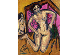 VELK 77 Ernst Ludwig Kirchner - Klečící akt