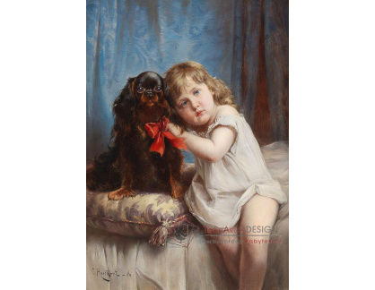 DDSO-1916 Carl Reichert - Dívka se psem