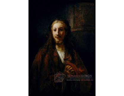 KO V-494 Rembrandt - Kristus s holí
