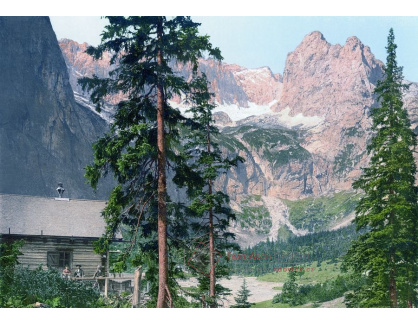 Fotochrom VF 173 Höllentalangerhütte, Německo