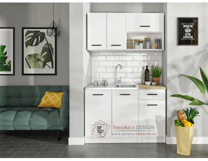 NIVA, kuchyně 120cm, bílá