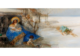 A-1194 Eduard Veith - Madonna a dítě obklopené anděly