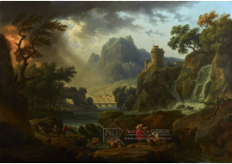 A-7302 Claude-Joseph Vernet - Horská krajina s blížící se bouří