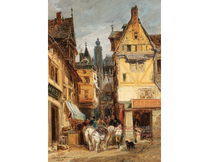 D-8667 Jules Achille Noël - Motiv z francouzského města