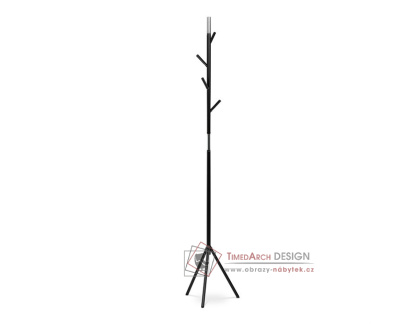 80001-01 BK, věšák kovový, černý lak