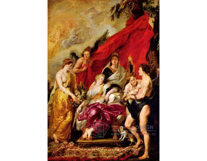 VRU36 Peter Paul Rubens - Narození Ludvíka XIII