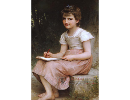 R15-148 Adolph William Bouguereau - Učení