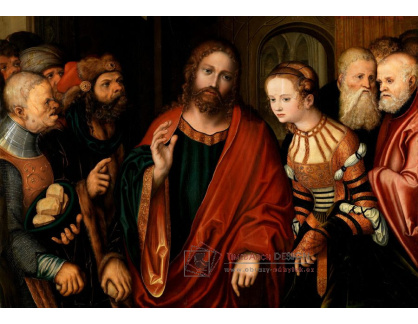 VlCR-189 Lucas Cranach - Kristus a cizoložnice