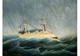 VF52 Henri Rousseau - Loď v bouři
