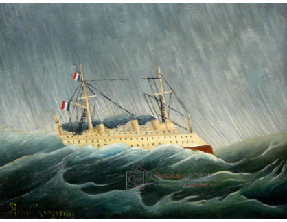 VF52 Henri Rousseau - Loď v bouři