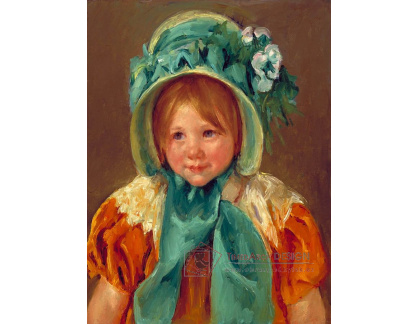 VSO117 Mary Cassatt - Portrét mladé dívky