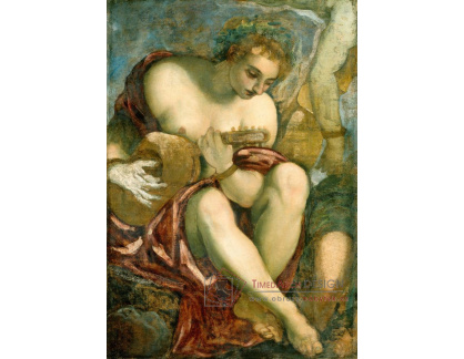 VSO24 Jacopo Tintoretto - Můza s loutnou