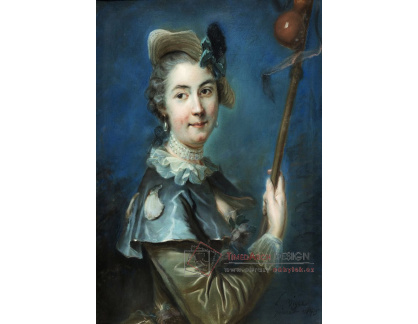 KO II-336 Louis Vigée - Žena oblečená jako poutník