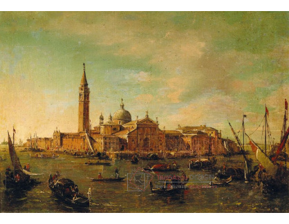 DDSO-5001 Giacomo Guardi - San Giorgio Maggiore v Benátkách