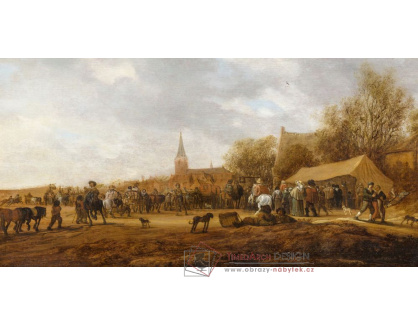 D-6190 Salomon van Ruysdael - Koňský trh