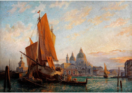 D-9423 Heinrich Jaeckel - Rybářské lodě před Santa Maria della Salute