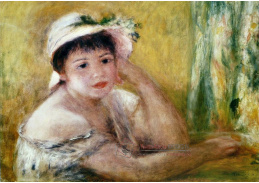 VR14-37 Pierre-Auguste Renoir - Žena se slaměným kloboukem
