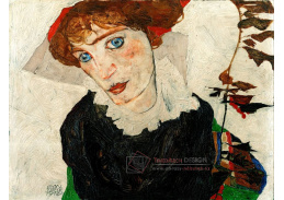 VES 5 Egon Schiele - Portrét Wally
