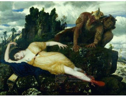 SO XI-64 Arnold Böcklin - Spící Diana a dva faunové
