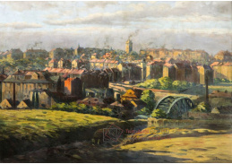 D-10001 Jaroslav Šimůnek - Pohled na Vršovice od Bohdalce