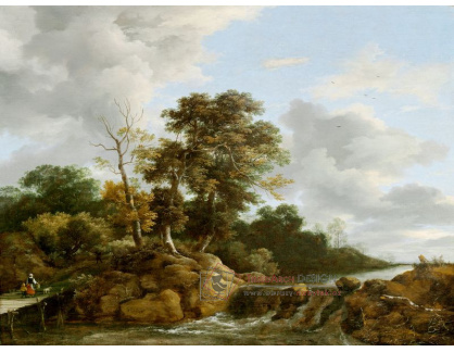 D-8175 Jacob van Ruisdael - Krajina s řekou