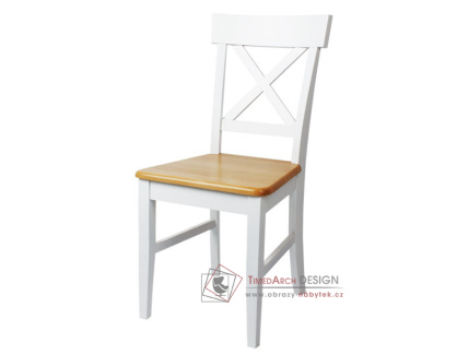 Z170 NIKOLA III, jídelní židle buková, bílá / buk