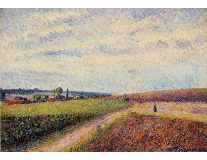 VCP-289 Camille Pissarro - Pohled na Eragny
