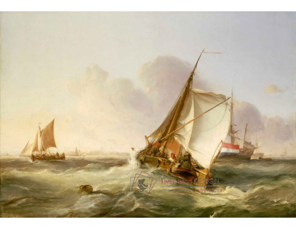 VANG206 George Chambers - Holandská loď v čerstvém větru