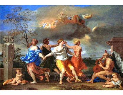 VF246 Nicolas Poussin - Tanec na hudbu času