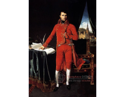 VSO37 Jean Auguste Dominique Ingres - Portrét Napoléona Bonaparte