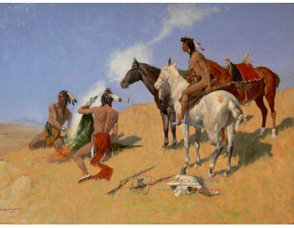 VSO 1136 Frederic Remington - Kouřové signály