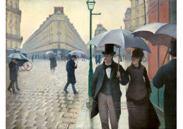 SO V-16 Gustave Caillebotte - Pařížská ulice v deštivém počasí
