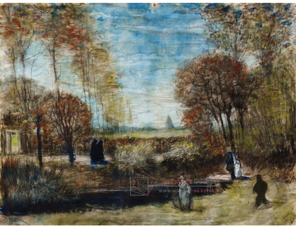 A-1841 Vincent van Gogh - Zahrada fary v Nuenen