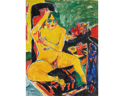 A-7970 Ernst Ludwig Kirchner - Akt v atelieru