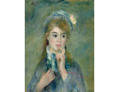 A-8101 Pierre-Auguste Renoir - Portrét mladé ženy