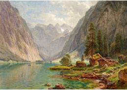 A-8438 Paul Gottlieb Weber - Pohled na Obersee v Bavorsku