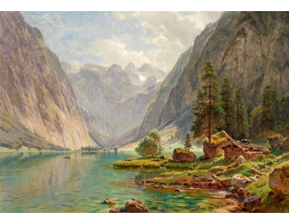 A-8438 Paul Gottlieb Weber - Pohled na Obersee v Bavorsku