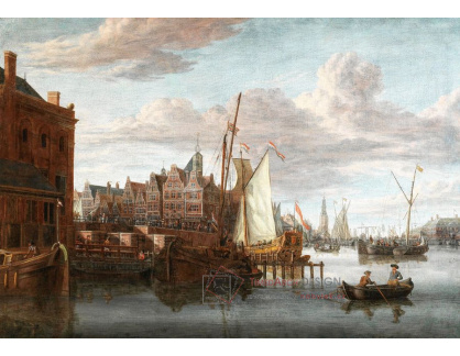 D-8835 Jacobus Storck - Starý přístav v Amsterdamu