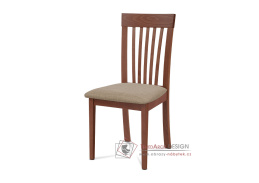 BC-3950 TR3, jídelní židle, třešeň / látka béžová