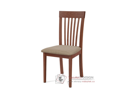 BC-3950 TR3, jídelní židle, třešeň / látka béžová