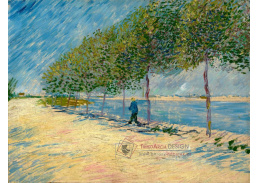 VR2-194 Vincent van Gogh - Procházka podél břehů Seiny v Asnieres
