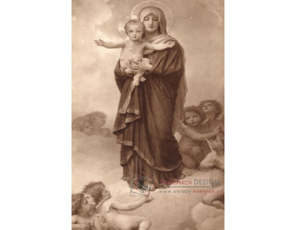 R15-120 Adolph William Bouguereau - Andělská madonna