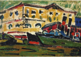 VELK 105 Ernst Ludwig Kirchner - Domy v Drážďanech