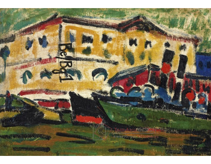 VELK 105 Ernst Ludwig Kirchner - Domy v Drážďanech