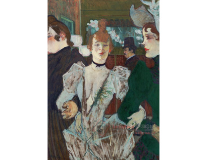 R7-67 Henri Toulose-Lautrec - Goule vcházející do Moulin Rouge