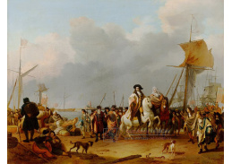 VH495 Ludolf Bakhuizen - Příjezd krále Willema III