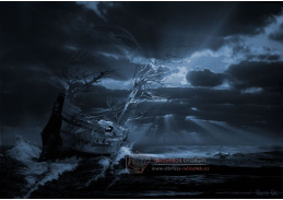 VL119 Neznámý autor - Loď v bouři